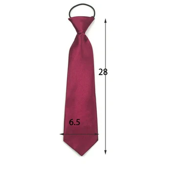 Vaikų Berniukų Reguliuojamas Kaklo Kaklaraištis Satino elastinga Necktie Aukštos Kokybės Kietas kaklaraištis Drabužių Priedai Lašas Laivybos