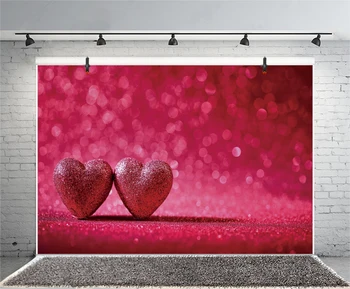 Valentino Fonas Raudonos Rožės Širdies Užsakymą Berniukas Mergaičių Laimingas Šalis Dekoro Fotografijos Fonas Photocall Reklama