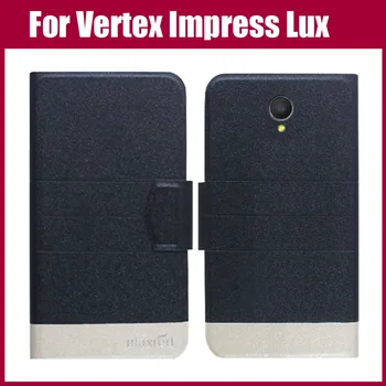 Vertex Įspūdį Lux Atveju, Naują Atvykimo 5 Spalvų Mados Flip Ultra-plonas Odos Apsauginis Dangtelis Vertex Įspūdį Lux Atveju
