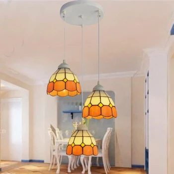 Viduržemio Jūros LED Geležies Stiklo Šiuolaikinės Sieniniai šviestuvai Pakabos Šviestuvas Suspendu Apšvietimas, Lempos, šviestuvas, Lampe Lamparas
