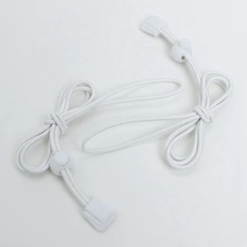 Viena pora elastinga batraištis užraktas batraištis 120 cm, Balta