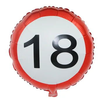 VIPOINT ŠALIES 18inch raudona skaičius 18 30 40 50 60 folija balionai vestuvių įvykis kalėdas helovinas festivalio gimtadienio HY-121
