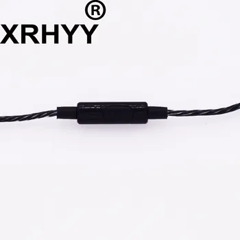 XRHYY Pakeitimo Atnaujinti Nuimamas Audio Kabelis Laidą su Mic Funkcija Shure SE215 SE315 SE425 SE535 UE900 Ausinių laido
