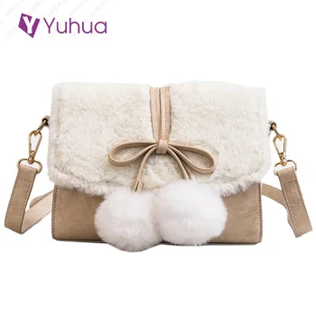 Yuhua, 2020 nauja mada moterims, rankinės, derliaus korėjos versija moteris maišo, atsitiktinis kratinys pečių maišą, tendencija messenger maišeliai.
