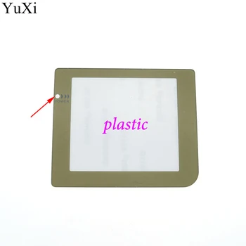 YuXi Plastiko, Stiklo Screen Protector Cover Pakeisti Game Boy Pocket GBP Ekranas Objektyvas Faceplate juoda/sidabro/aukso
