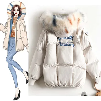 Žiemos 2020 plus size prarasti plonas medvilnės drabužius išlaikyti šiltas žiemą