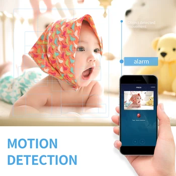 1080P Wireless Baby Monitor Saugumo WiFi Kamera, Infraraudonųjų spindulių Naktinio Matymo Tinklo Stebėjimo Kamera, VAIZDO motion detect IP Kameros
