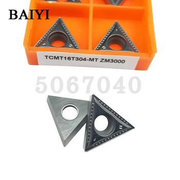 10VNT TCMT16T304-MT ZM3000 tekinimo įrankis metalo keramikos įterpti TCMT16T304 ašmenys CNC tekinimo staklių įrankių laikiklis aukštos kokybės įrankiai TCMT