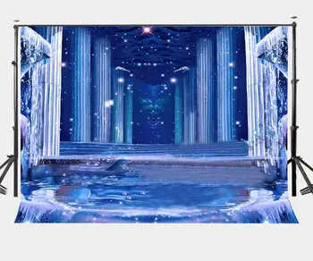 150x220cm Nuostabi Ledo Arenoje Fone Blizga Ramstis fone Tekančio Vandens Fotografijos Backdrops Studija Rekvizitai