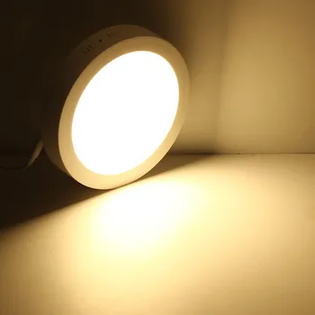 15W Paviršiaus Sumontuoti LED Panel Šviesos Žemyn šviesos Nr. Sumažinti Lubų Apšvietimo Lempos vidaus led šviesos 85-265V Šiltai/Gamtos/Šalta Balta