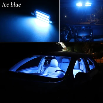 17Pcs Canbus Baltas LED Automobilio Salono Paketą, Skirtą 