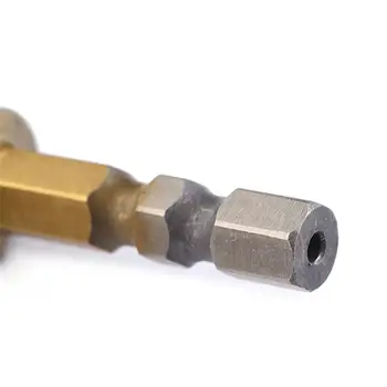 1pcs 3-13mm HSS Padengtas Titano Sustiprino Gręžimo Įrankiai Karbido Gręžimo Mini Grąžtas Rinkinys 1/4 Hex Rankena Metalo Gręžimo