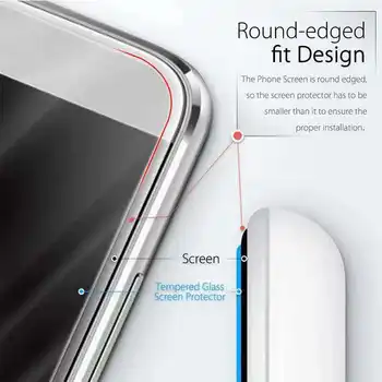 2 Vnt. Aukštos raiškos Grūdintas Stiklas iPhone 12 Mini Pro Max 11 XS XR X SE 
