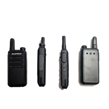 2 VNT BAOFENG R5 Pigūs Walkie Talkie Radijo 5W UHF Nešiojamą radijo stotele dvikrypčio Radijo ryšio USB Įkrovimo Walkie-Talkie Communicator