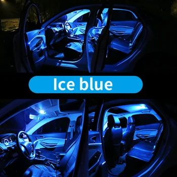 2006-2011 m. laikotarpiu BMW 3 serija E90 E91 E92 9pcs LED Vidaus apšvietimo Komplektas + Priekiniai priešrūkiniai lempa + Galiniai žibintai žemėlapis + Kosmetinis veidrodėlis lemputė