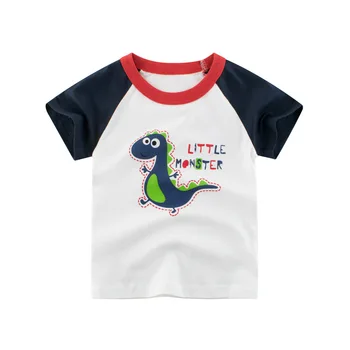2020 m. Berniukų marškinėliai Vaikams Marškinėliai Vasaros Top Girls T-shirt koszulka Tracktor Koszulki Meskie Roupa Menina Enfant Gyvūnų Unsex Tee