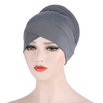 2020 m., minkštas modalinis skrybėlės Hijab Kepurės Musulmonų ruožas Turbaną bžūp Islamo Underscarf variklio Dangčio skrybėlę moterų lankelis vamzdis bžūp turbante mujer