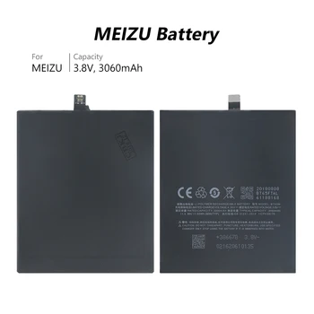 3.8 V Įkrovimo BT65M 3060mAh Telefono Baterijos Pakeitimo BT65M Ličio Li-ion Baterijos Meizu MX6 M685C M685Q M685U(MX 6)