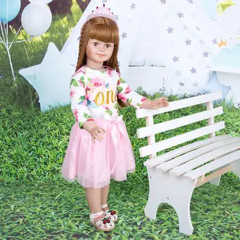 30 colių realus baby doll bamblys mergina visiškai vinilo bebe atgimsta vaikams, lėlės dovana drabužių laivo modelį lėlės dovana