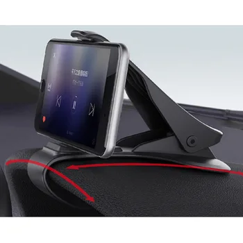 360 sukimosi Auto Automobilio prietaisų Skydelyje Mobiliojo Telefono Mount Turėtojas Stendas, apkabos Gnybtas Išmaniojo telefono GPS neslidžia