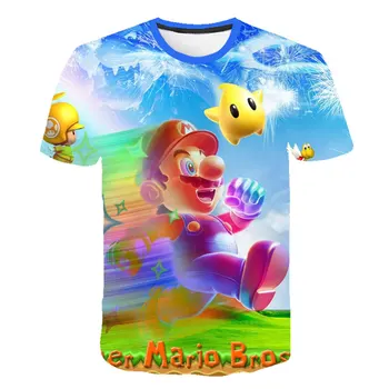 3D Atsitiktinis Berniukų drabužius, Sonic the Hedgehog marškinėliai spausdinami Vaikams drabužių vasaros marškinėliai Mados gatvė animacinių filmų T-shirt
