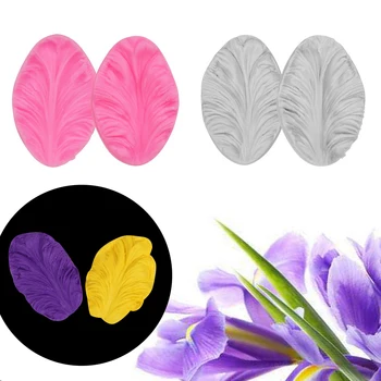 3D Iris Gėlių Žiedlapių Iškilumo Silikono Formos Šokoladas, Slapukas Pelėsių Minkštas Cukraus Amatų PASIDARYK pats Tortas Dekoravimo Priemonė, Kepimo Įrankis