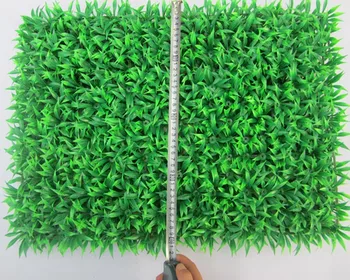 60cm * 40cm Dirbtinė Žolė plastiko boxwood mat žalia žolė, veja vejos Lauko Dekoratyviniai SGS UV Įrodymas Netikrą Ivy Tvora Bush