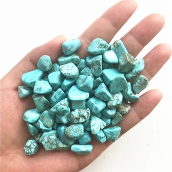 8-12mm Žalias Turkis Calaite Žvyras, kalnų Krištolas Kvarco Mineralų Pavyzdys Bakas Sodo Natūralus Kvarco Kristalas 50g