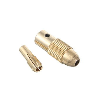 8pcs Vario Twist Drill Chuck 0.5-3mm Aukso Elektrinis Grąžtas Collet Mini Twist Drill Įrankio Tvirtinimo Rinkinys