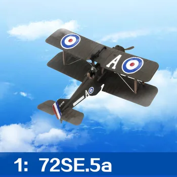 9*12*11cm Kovotojas Modelis SE 5a I Pasaulinio Karo Orlaivio Modelis Lydinio Lėktuvo Masto Modelis Karinės Apdailos HM 1:72