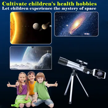Astronomijos Teleskopas Su Finder Veidrodėlis, Skirtas Stargazing Monokuliarai Klasikinis Tėvų Vaikas Interaktyvios Namų Dekoro