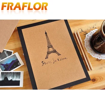 Aukštos Kokybės A4 formato Popieriaus Eifelio Bokšto Nuotraukų Albumą 