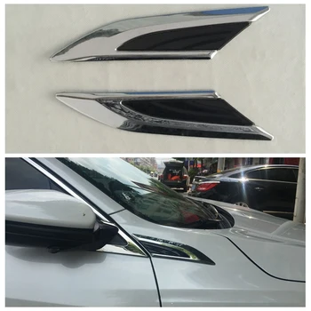 Automobilių Kėbulo Padengti Detektorius Priedai Pusėje Žalumynų Lapų Sparnas Angos Apdaila Tinka Honda Civic Sedanas 10 2016-2019