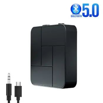 Bluetooth 5.0 Imtuvas Siųstuvas 3.5 3.5 mm AUX Lizdas RCA, USB, Wireless Audio Adapteris laisvų Rankų Skambučių Automobilių TV PC Garsiakalbis