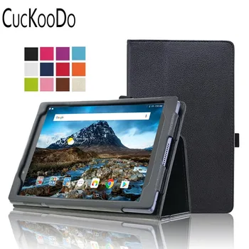 CucKooDo 200Pcs/daug Lenovo Skirtuką 4 8,Premium PU Folio Odos Tablet Atveju, 