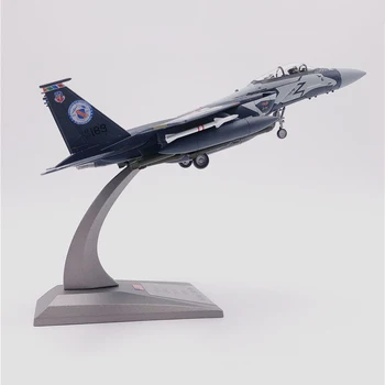 Diecast 1/100 Masto Karinių Modelis Žaislas F-15E Strike Eagle Mudhen Kovotojas JAV Kariuomenės karinių Oro Pajėgų Metalo Plokštumos Modelis Žaislų Kolekcija