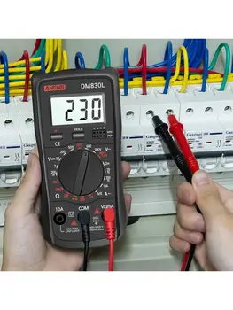 DM830L Skaitmeninis Multimetras 1999 Skaičiuoti Elektros tiekimo sutrikimai ar Tranzistorių DC/AC su Apšvietimu N0HB