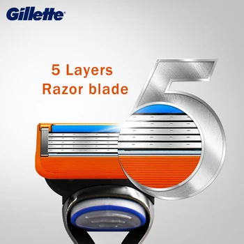 Gillette Fusion 5 Vyrų Rankinio Skustis Skustuvu Mašina Skutimosi Skustuvų Peiliukai Kasetės Barzda Su Replacebale Geležtės Gauti Dovanų