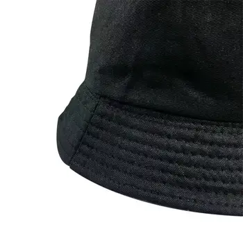 Gyvūnų Vilkas Siuvinėjimo Panama Juoda Balta Kibiro Kepurę Kibirą Skrybėlės Mens Lauko Medvilnės Žvejybos Hat Vyrams, Moterims Korėjos Skrybėlę