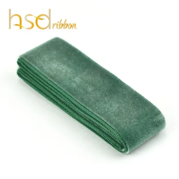 HSDribbon 9MM 22MM 16MM 38MM green serijos Kietosios spalvos Aksomo juostelės