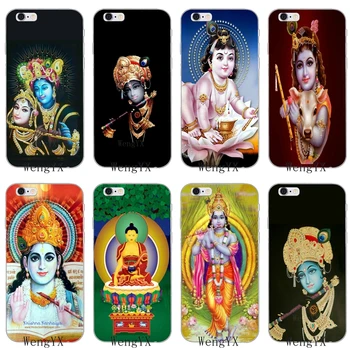 Indijos dievas Krišna Plonas silikono Minkštas telefoną atveju Xiaomi Mi 6 A1 5 5s 5x mix max 2 Redmi Pastaba 3 4 5 5A 4X pro plus