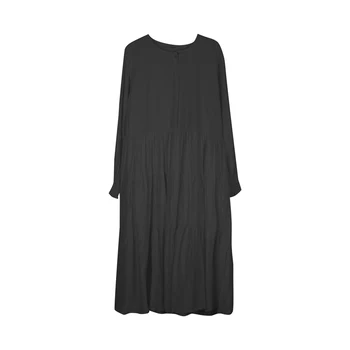 Japonijos harajuku korėjos maxi suknelė vestido skraiste, vestidos ilgomis rankovėmis negros juoda loungewear moterų jaukus midi, maxi negro atsitiktinis