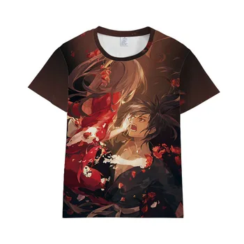 Japonų Anime Hyakkimaru Dororo 3d Print T Shirt Vyrams Moterims Vaikams Marškinėlius Tee drabužiai Drabužiai Vasaros trumpomis Rankovėmis Berniukas Mergaitė