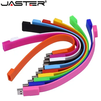 JASTER Animacinių filmų apyrankė 64GB mielas USB Flash Drive 4GB 8GB 16GB 32GB Pendrive USB 2.0 Usb stick