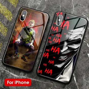 Joker sklandžiai plakatas coque stiklo korpuso dangtelį telefono dėklas minkštas silikoninis 