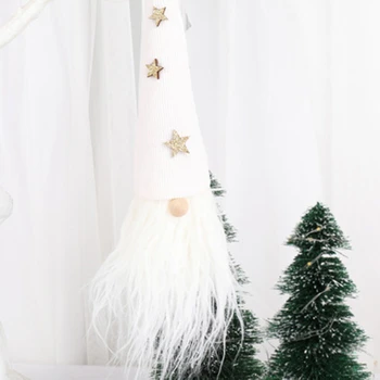 Kalėdų Beveidis Gnome Santa Kalėdų Medžio Kabo Ornamentu Lėlės Apdailos Namų Navidad Pakabukas Dovanos Laimingų Naujųjų Metų 2021