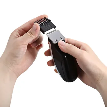 Kemei Nešiojamieji Elektriniai Plaukų Clipper Įkraunamas Mini Plaukų Žoliapjovės Pjovimo Staklės Barzda Žoliapjovės Razor Stiliaus Priemonės Vyrams