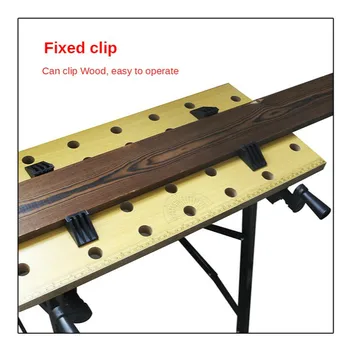 Kokybės Daugiafunkcinis lankstymo medienos apdirbimo lentelė Nešiojamų priešslydžio sistema sustorėjimas Medienos pjūklas stalo Apdailos įrankiai