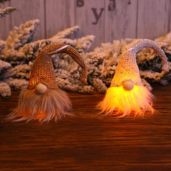 LED Kalėdų Žėrintis Gnome Lėlės Pakabukas švedijos Figūrėlės Kalėdų Medžio Kabo Namuose Šventė Naujųjų Metų Šventė Šalies Naudai Metu