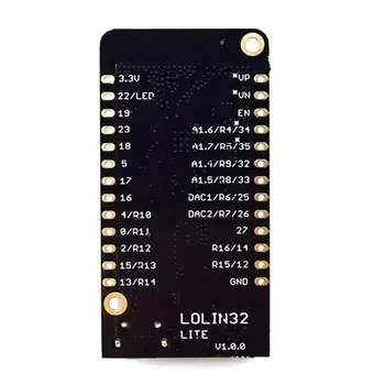 LOLIN32 Wifi Bevielio ryšio Plėtros Taryba Antenos Micro USB Kortelė Ličio Baterija Sąsaja ESP32 ESP-32 REV1 CH340 CH340G